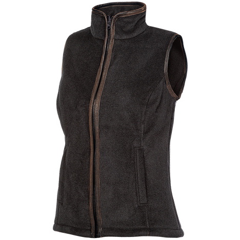 Baleno Damen Ausfall Vlies Weste 766BB8T12 - Anthracite